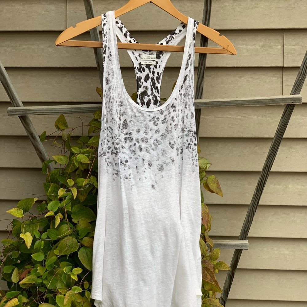 All Saints Leopard Small Tank